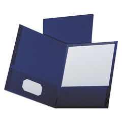 OXF53443 - Oxford® Linen Twin-Pocket Portfolio