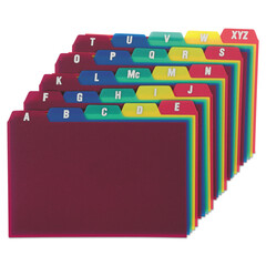 OXF73154 - Oxford® Durable Poly A-Z Card Guides