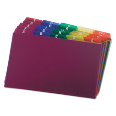 OXF73155 - Oxford® Durable Poly A-Z Card Guides