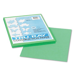 Riverside Tru-Ray Fade Resistant Art Paper, Green, 9 x 12 - 50 sheets