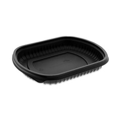 Pactiv EarthChoice MealMaster Container, 16 oz, 8.13 x 6.5 x 1, Black, Plastic, 252/Carton
