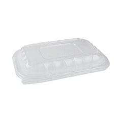 Pactiv EarthChoice Entree2Go Takeout Container Vented Lid, 8.67 x 5.75 x 0.98, Clear, Plastic, 300/Carton