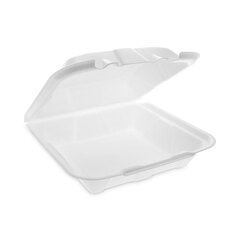 PCTYTD19901ECON - Pactiv Foam Hinged Lid Containers