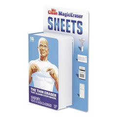 PGC02562 - Mr. Clean® Magic Eraser Sheets, 3.5 x 5.8, 0.03 Thick, White, 16/Pack, 8 Packs/Carton