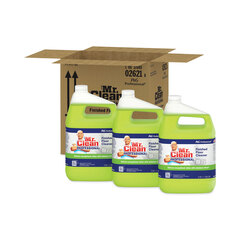 Procter & Gamble Mr. Clean Professional Finished Floor Cleaner, Lemon Scent, 1 gal Bottle, 3/Carton