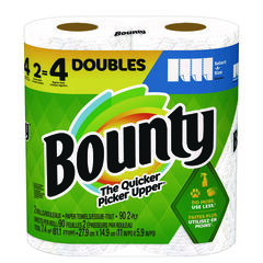 Procter & Gamble Select-a-Size Kitchen Roll Paper Towels, 2-Ply, 5.9 x 11, 90 Sheets/Roll, 2 Double Rolls/Pack