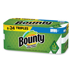 Procter & Gamble Select-a-Size Kitchen Roll Paper Towels, 2-Ply, White, 6 x 11, 135 Sheets/Roll, 8 Triple Rolls/Carton