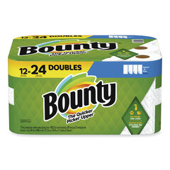 Procter & Gamble Select-a-Size Kitchen Roll Paper Towels, 2-Ply, 5.9 x 11, White, 90 Sheets/Double Roll, 12 Rolls/Carton