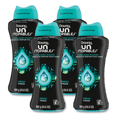 Procter & Gamble Unstopables In-Wash Scent Booster Beads, Fresh Scent, 24 oz Pour Bottle, 4/Carton