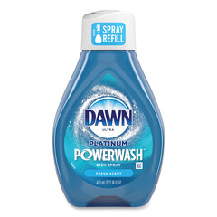 Procter & Gamble Platinum Powerwash Dish Spray Refill, Fresh Scent, 16 oz Refill Bottle