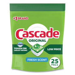 Procter & Gamble ActionPacs, Fresh Scent, 13.5 oz Bag, 25/Pack, 5 Packs/Carton