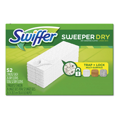 Procter & Gamble Swiffer&reg; Dry Refill Cloths, White, 10.4