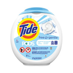 Procter & Gamble Pods, Unscented, 81 Pods/Tub, 4 Tubs Carton