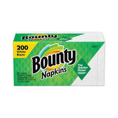 Procter & Gamble Quilted Napkins, 1-Ply, 12 1/10 x 12, White, 200/Pack, 8 Pack/Carton
