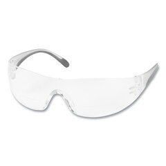 Protective Industrial Products Inc Zenon Z12R Rimless Optical Eyewear with 2.5-Diopter Bifocal Reading-Glass Design, Scratch-Resistant, Clear Lens, Clear Frame