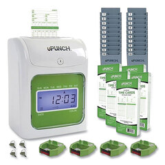 uPunch™ UB1000 Electronic Non-Calculating Time Clock Bundle - Workwell ...