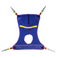 Proactive Medical Full Body Mesh Sling with Commode Opening, Polyester, XX-Large, 50.5