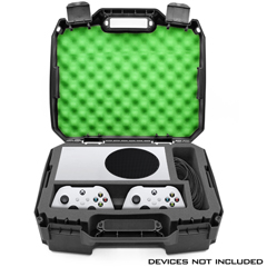 JEGCCN300044 - CaseMatix - Hard Shell Travel Case Compatible with Xbox Series S Console, Controllers, Games and Other Accessories