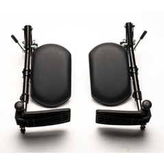 Proactive Medical Protekt Universal Wheelchair Heavy Duty Elevating Leg Rests Aluminum, Pair