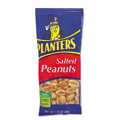 Kraft Planters&reg; Salted Peanuts, 1.75 oz, 12/Box