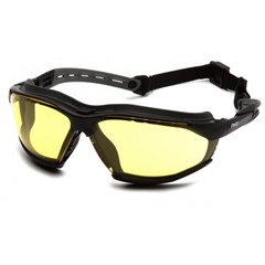 PYRGB9430STM - Pyramex Safety Products - Isotope - Black-Gray Body / Amber H2Max Af Lens