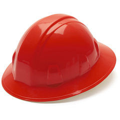 PYRHP24120 - Pyramex Safety Products - Full Brim Style 4-Point Ratchet Suspension Hard Hat