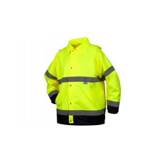 PYRRRWJ3110L - Pyramex Safety Products - Pu/Poly Hi Vis Jacket - Size Large