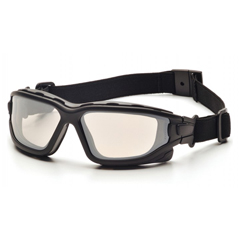 PYRSB7010SDNT - Pyramex Safety Products - I-Force Slim - Black Strap-Temples/Clear Anti-Fog Lens
