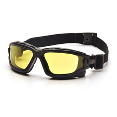 PYRSB7030SDT - Pyramex Safety Products - I-Force™ Eyewear Amber Anti-Fog Lens with Black Temples/Strap