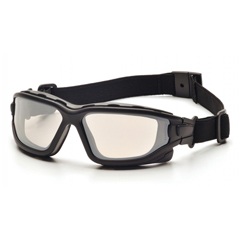 PYRSB7080SDNT - Pyramex Safety Products - I-Force Slim - Black Strap-Temples/Indoor/Outdoor Mirror Anti-Fog Lens