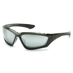 PYRSB8770DP - Pyramex Safety Products - Accurist - Black Padded Frame/Silver Mirror Lens