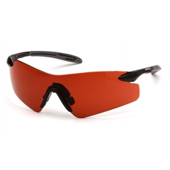 PYRSB8835S - Pyramex Safety Products - Intrepid Ii - Black Gray Temples/Sun Block Bronze Lens