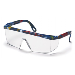 PYRSM410S - Pyramex Safety Products - Integra - Mixed Blue Frame/Clear Lens