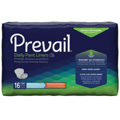 MON747199PK - First Quality - Prevail® Incontinence Pant Liners - Extended Use, 16 EA/PK