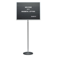 QRT7921M - Quartet® Adjustable Single-Pedestal Magnetic Letter Board