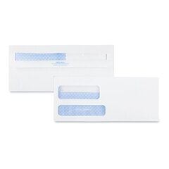 QUA24529 - Quality Park™ Double Window Security Tinted Invoice and Check Envelope