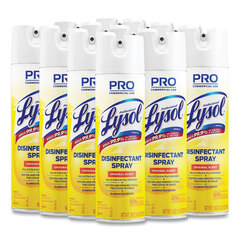 Reckitt Benckiser Professional LYSOL&reg; Disinfectant Spray, Original Scent, 19 oz Aerosol Spray, 12/Carton