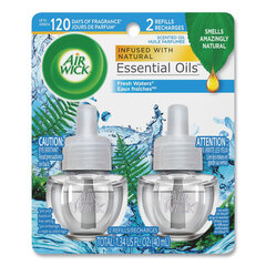 Reckitt Benckiser Air Wick&reg; Scented Oil Twin Refill - Fresh Waters&reg;, 6 Packs/Carton