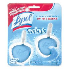Reckitt Benckiser Hygienic Automatic Toilet Bowl Cleaner, Atlantic Fresh, 2/Pack