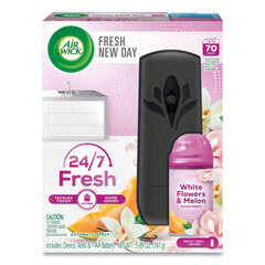 Reckitt Benckiser Freshmatic Life Scents Starter Kit, White Flowers and Melon Summer Delights, 5.89 oz Aerosol Spray