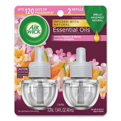 Reckitt Benckiser Life Scents Scented Oil Refills, Summer Delights, 0.67 oz, 2/Pack, 6 Packs/Carton