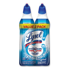 Reckitt Benckiser Toilet Bowl Cleaner with Hydrogen Peroxide, Ocean Fresh, 24 oz, 2/Pack