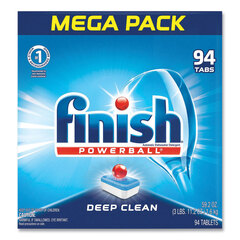 Reckitt Benckiser Powerball Dishwasher Tabs, Fresh Scent, 94/Box