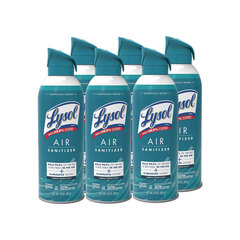 Reckitt Benckiser Air Sanitizer Spray, Simple Fresh, 10 oz Aerosol Spray, 6/Carton