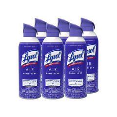 Reckitt Benckiser Air Sanitizer Spray, Light Breeze Scent, 10 oz Aerosol Can, 6/Carton