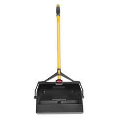 Rubbermaid Commercial Maximizer Wet/Dry Debris Pan, 16.88w x 29h, Plastic, Yellow/Black