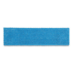 Rubbermaid Adaptable Flat Mop Pads, Microfiber, 19.5 x 5.5, Blue