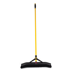 Rubbermaid Maximizer Push-to-Center Broom, 24