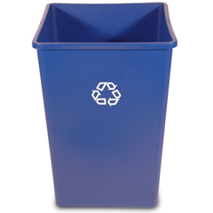 RCP395873BLU - Square Recycling Container