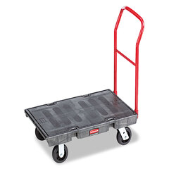 Rubbermaid Commercial Heavy-Duty Platform Truck Cart, 2,000 lb Capacity, 24 x 48 Platform, Black